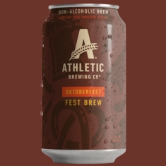 Oktoberfest non-alcoholic beer by Athletic Brewing Co